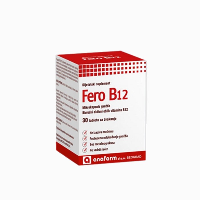 Anafarm Fero B12 tablete