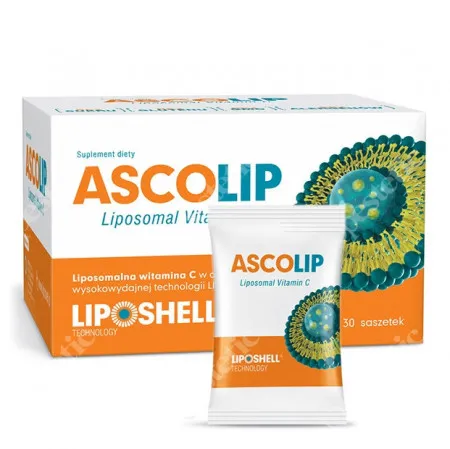 Ascolip lipozolmani vitamin C 1000mg 30 kesica