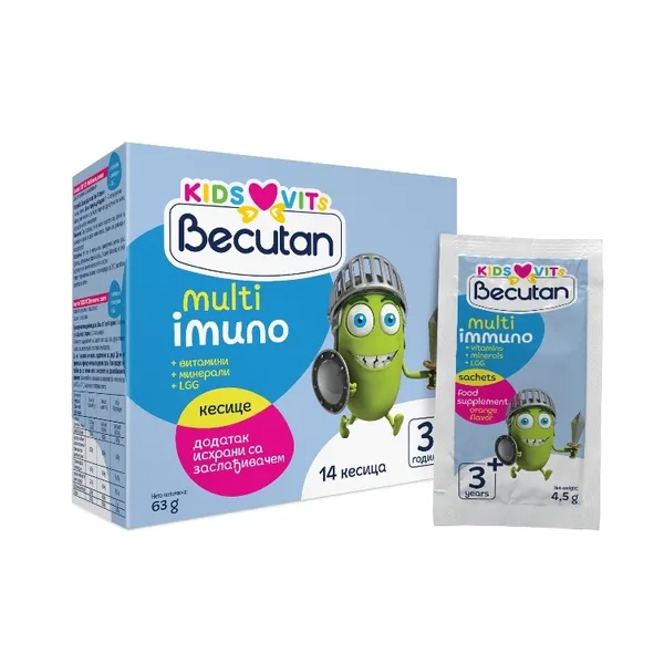 Becutan Kids Vits Multi Imuno 14 kesica