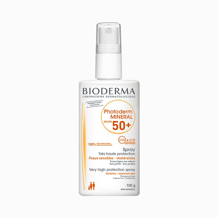 Bioderma Photoderm Mineral SPF 50+ Sprej za osetljivu kožu 