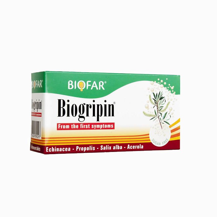 Biofar Biogripin  8 šumećih tableta