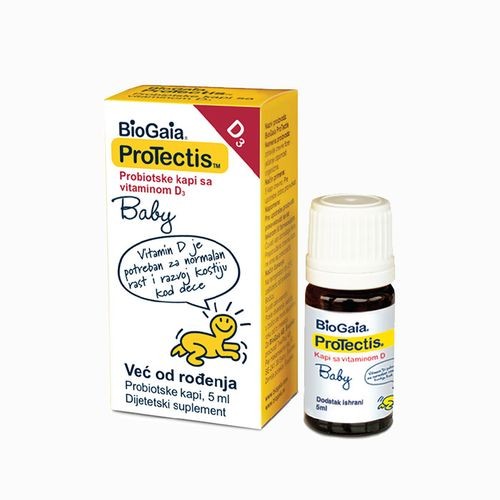 BioGaia Protectis kapi + D3 vitamin 5ml