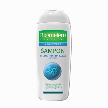 Biomelem šampon moć cveća - hrani, hidrira i jača suvu kosu