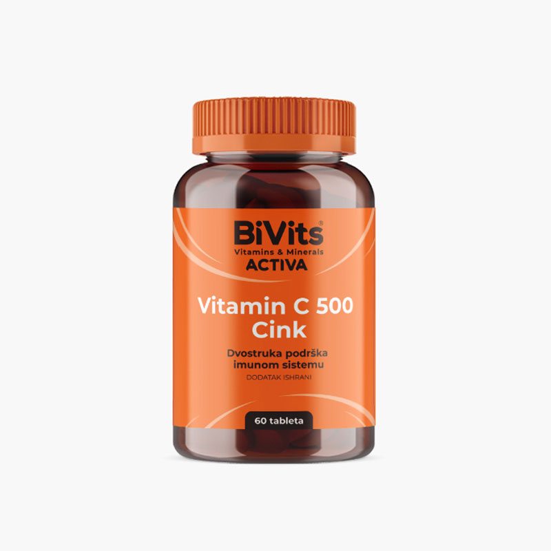 Bivits Vitamin C 500 Cink 60tbl