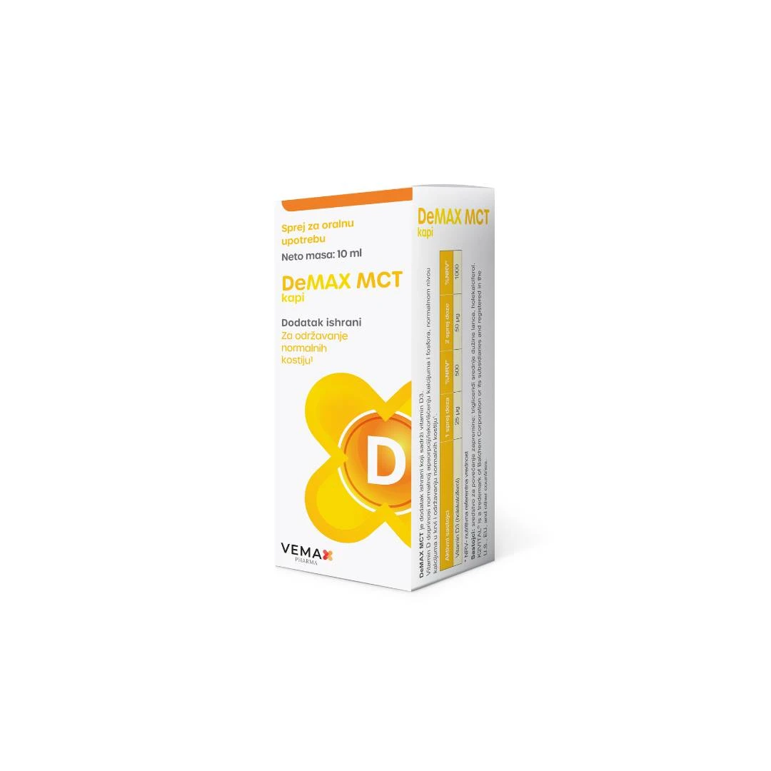 DeMAX MCT kapi vitamin D 10ml