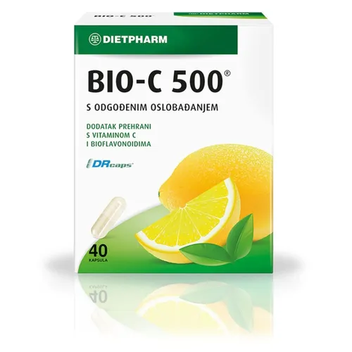 Dietpharm Bio-C 500 40 kapsula