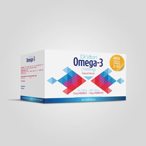 Dr. Viton Omega 3 1000mg vitamini E i D3 60 kapsula 
