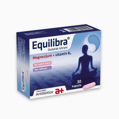 Equilibra Magnezijum + Vitamin B4 30 kapsula