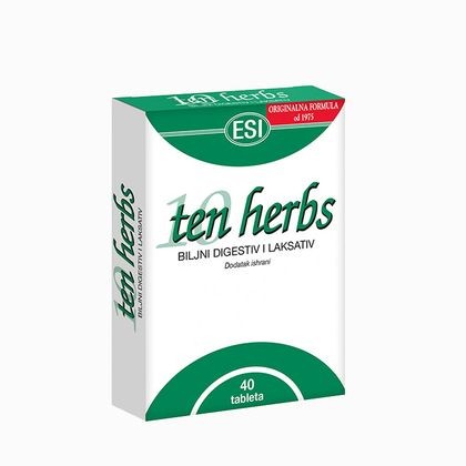 ESI Ten Herbs 40 tableta