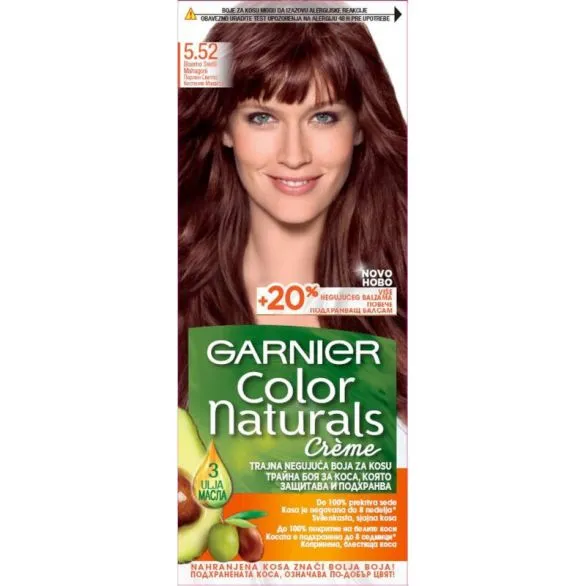 Garnier Farba Color Naturals-5.52 Biserno Svetli Mahagoni