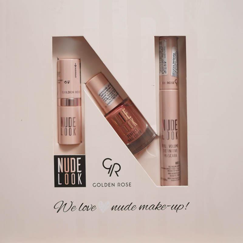 Golden Rose Nude look poklon set