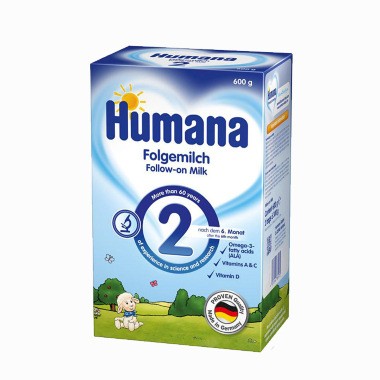 Humana 2 mleko za uzrast od 6 do 12 meseci - 600g