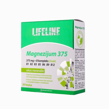 Lifeline Magnezijum 375 kesice