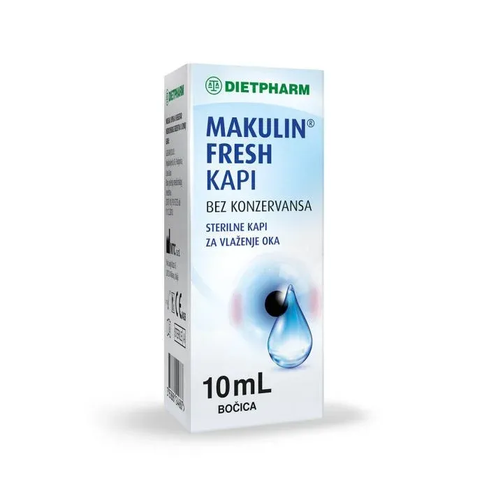 Dietpharm Makulin Fresh Kapi Za Oči 10ml