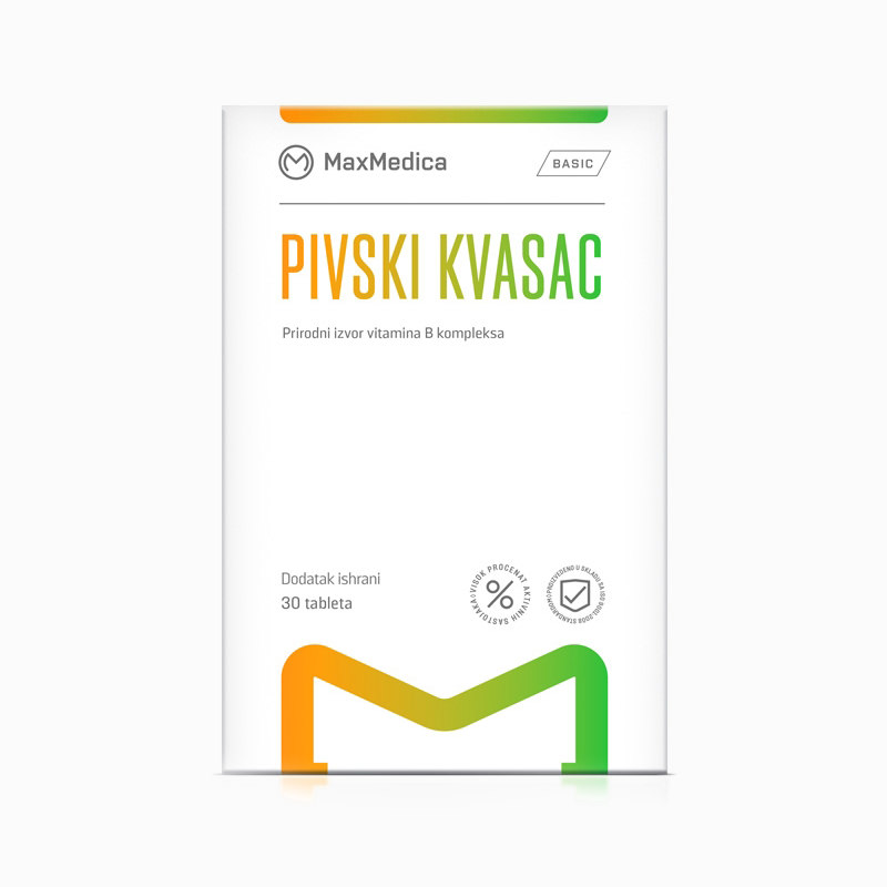 MaxMedica Pivski Kvasac 30 tableta
