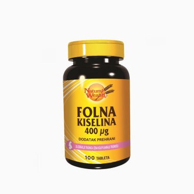 Natural Wealth Folna Kiselina 100 tableta 400mcg