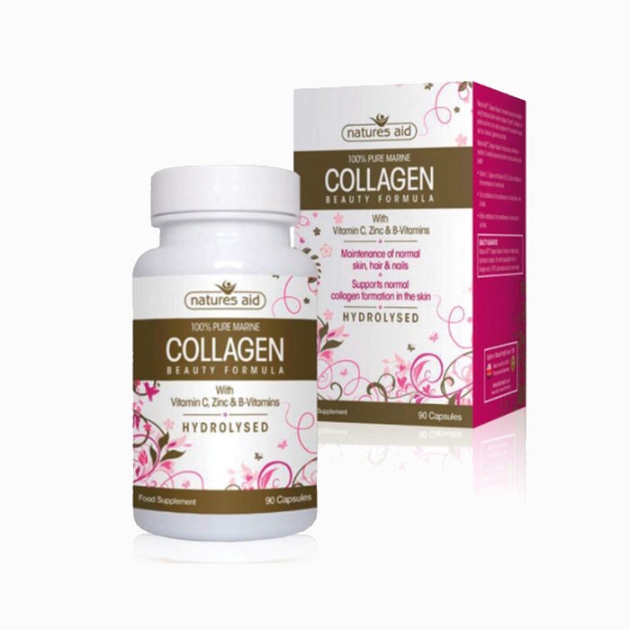 Natures Aid Collagen Beauty Formula + Vitamin C, Zinc, B vitamins