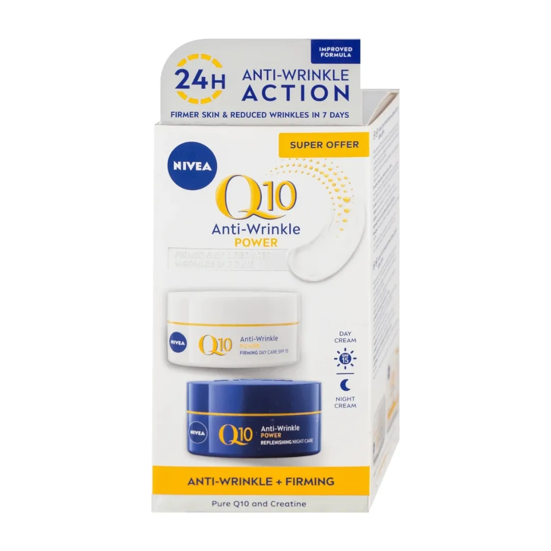 Nivea Q10 duopack dnevna+noćna krema 2x50ml
