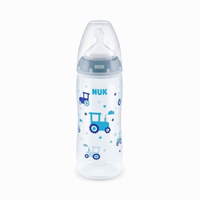 NUK - flašica plastična silikon sa indikatorom temperature 6-18m 741940.2