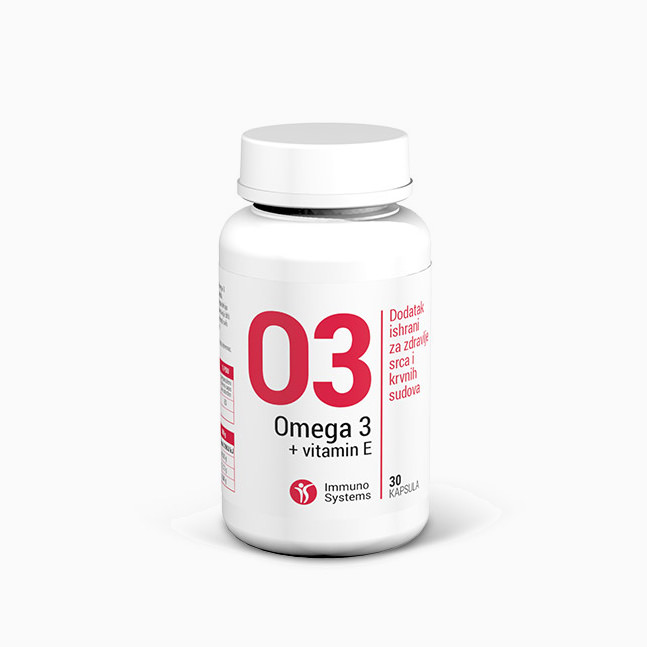  Omega 3 + Vitamin E 30 kapsula
