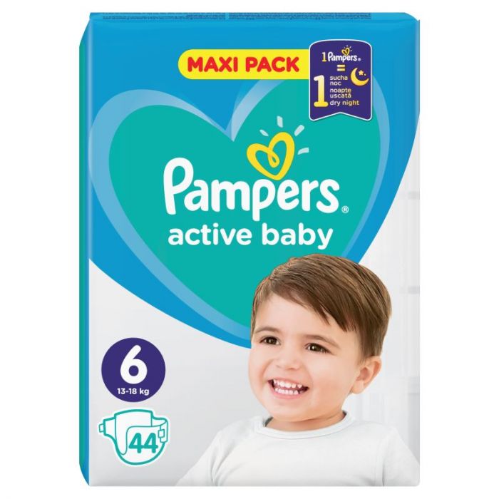 Pampers 6 Active baby 44 kom