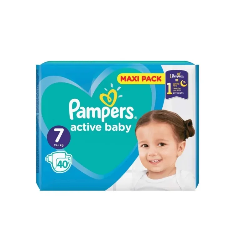 Pampers 7 Active baby 40 kom