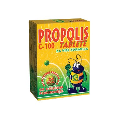 Propolis C-100 tablete sa ukusom pomorandže