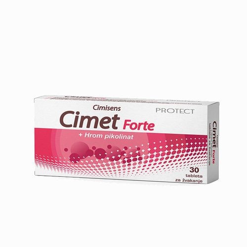Protect Cimet forte + Hrom Pikolinat - 30 tableta za žvakanje