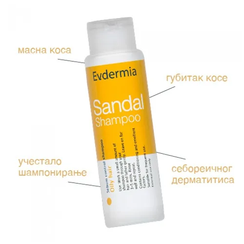 Evdermia Sandal šampon 250ml 