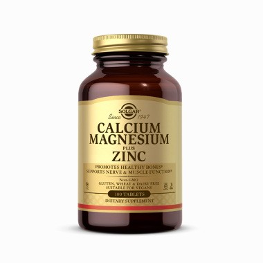 Solgar - Calcium Magnesium plus Zinc 100 tableta
