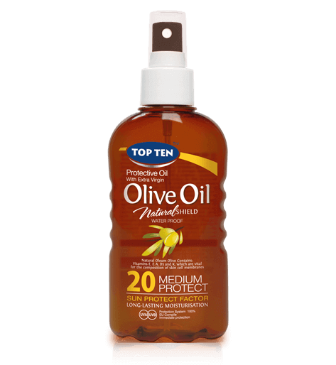 TOP TEN WITH OLIVE OIL Sunscreen Oil SPF20