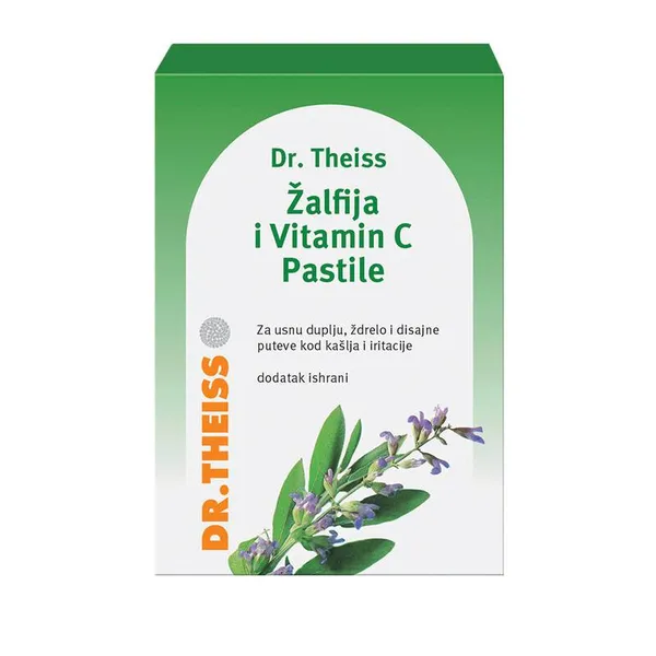 Herbalsept Pastile Žalfija i Vitamin C Dr. Theiss