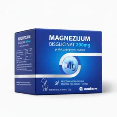 Anafarm Magnezijum Bisglicinat 200mg 20 kesica