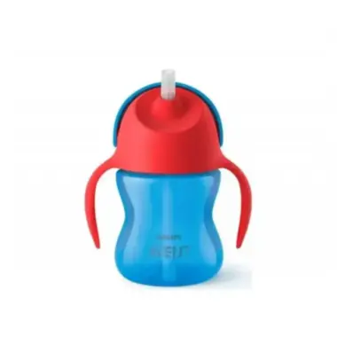 Avent Magična šolja sa slamkom Plava 9m+ 200ml