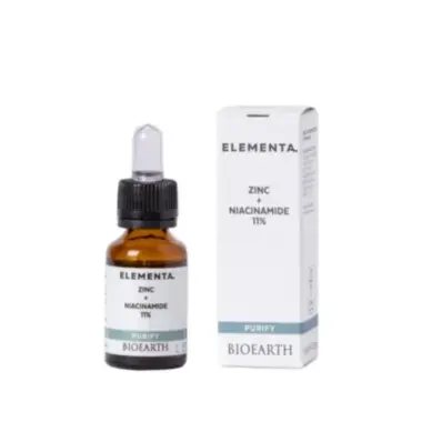 BioEarth Elementa Cink + niacinamid 11% serum za lice 15ml