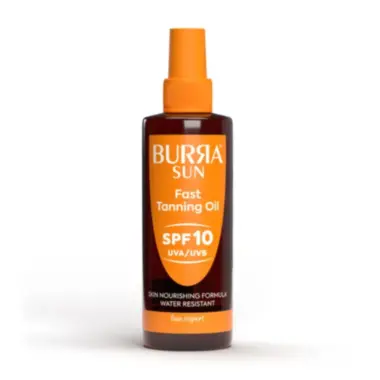 Burra Sun Fast Tanning Oil Sprej SPF10 200 ml