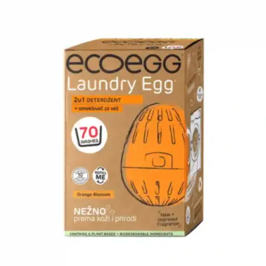 Ecoegg 2u1 Deterdžent + Omekšivač miris cveta narandže 70 pranja