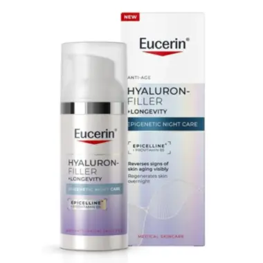 Eucerin Hyaluron-Filler + Longevity Epigenetic noćna krema 50ml