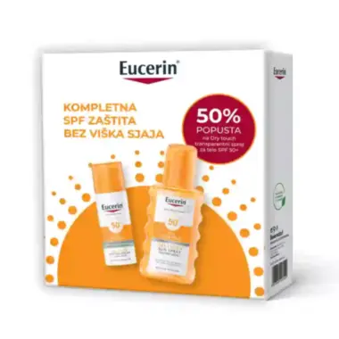 Eucerin Oil Control SPF50+ Set za zaštitu masne kože od sunca