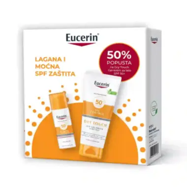 Eucerin Pigment Control + Dry Touch set za ujednačen ten i zaštitu od sunca SPF50+