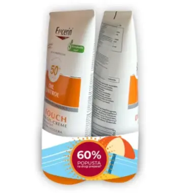  Eucerin Sun Dry Touch gel-krem SPF50+ 200ml + Kids Dry Touch gel-krem SPF50+ 200ml