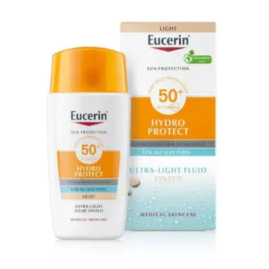 Eucerin Sun Hydro-Protect ultralagani fluid SPF50+ svetlija nijansa 50ml