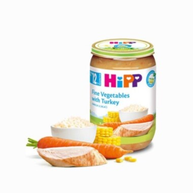 Hipp kašica povrće sa ćuretinom 12m+ 220gr 