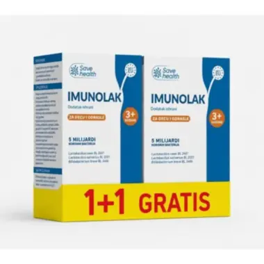 Imunolak probiotik 30 kapsula 1+1 gratis