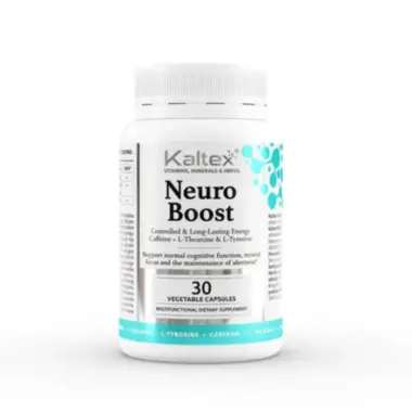 Kaltex Neuro Boost Kofein XR, L-Teanin & L-Tirozin 30 kapsula