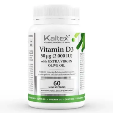 Kaltex Vitamin D3 2000 IU 60 kapsula