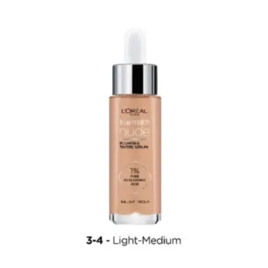 L’Oreal Paris True Match Nude tonirani serum 3-4 Light - Medium 30ml