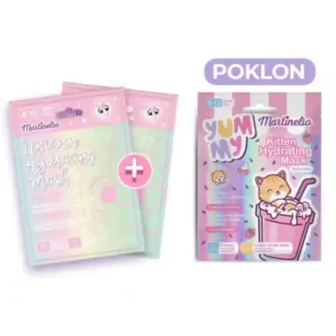 Martinelia Set sheet maski za lice Unicorn i Kitten 2+1
