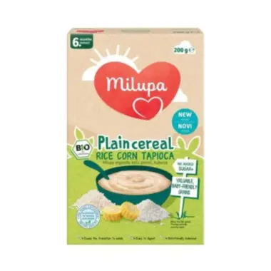 Milupa Bio Rice - Corn Tapioca 6+ Kaša 200g
