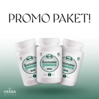 NBL Promo paket Glucosamine Chondroitin MSM za zglobove i hrskavicu 3x60 tableta